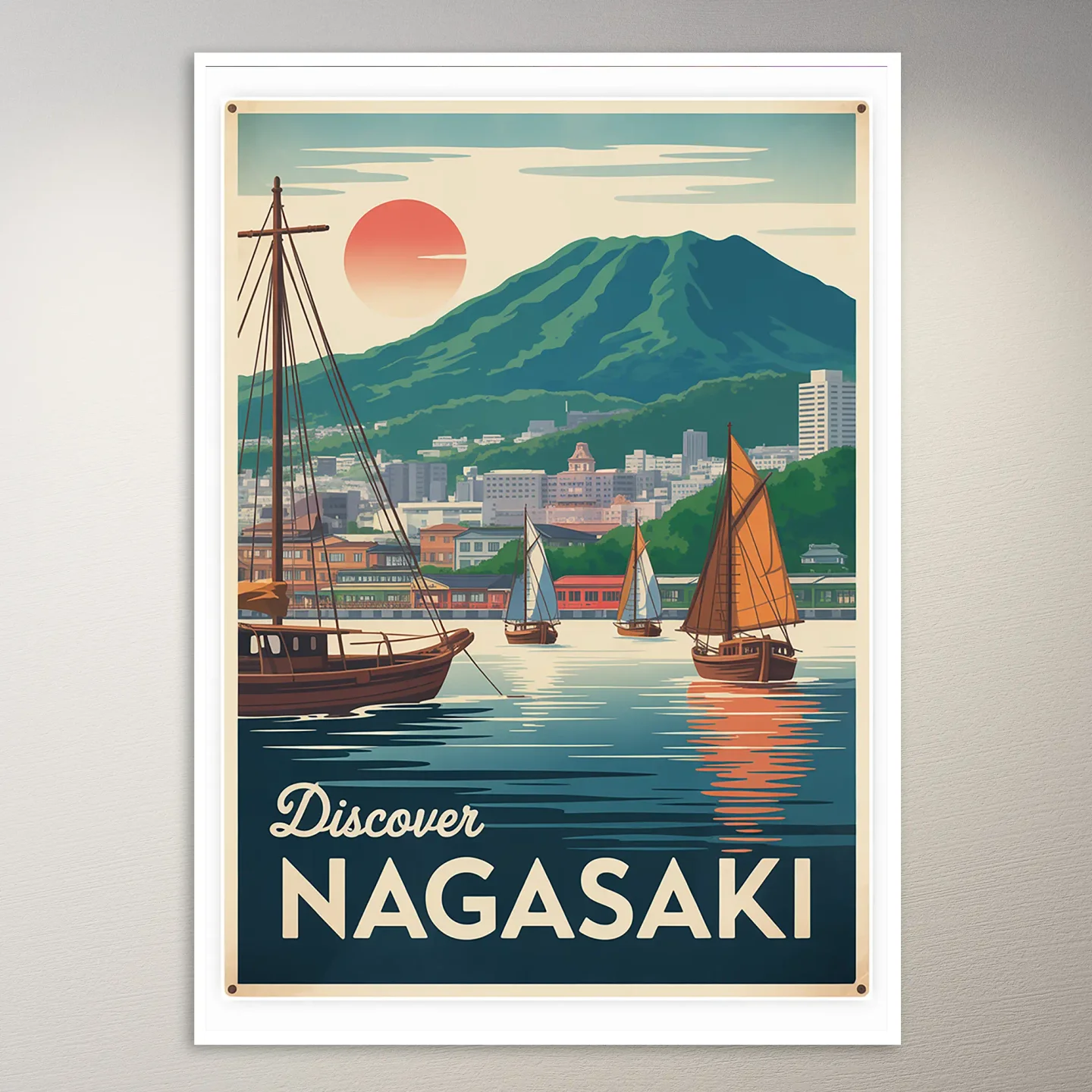Nagasaki Travel Poster