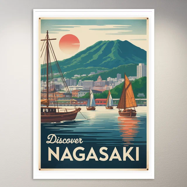 Nagasaki Travel Poster