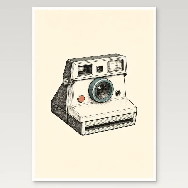 Instant Camera Poster