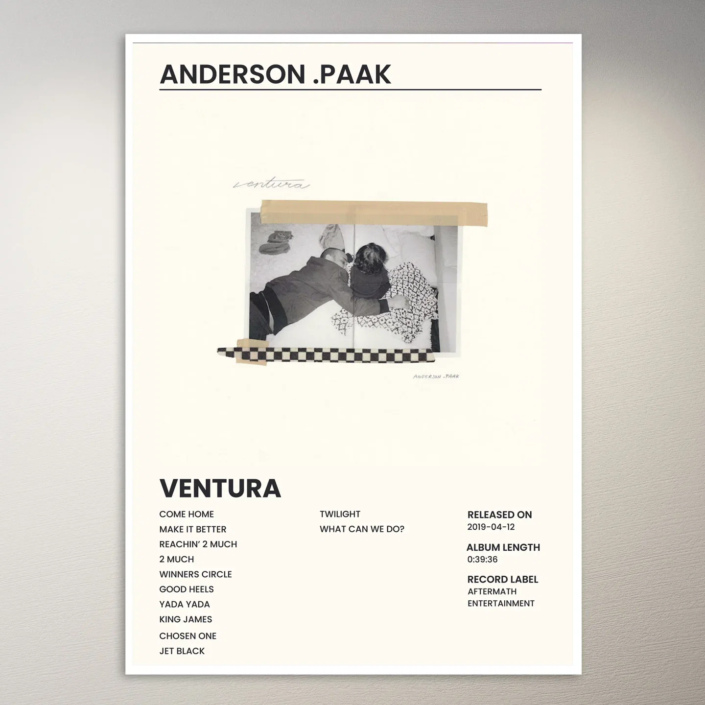 Anderson .Paak Poster