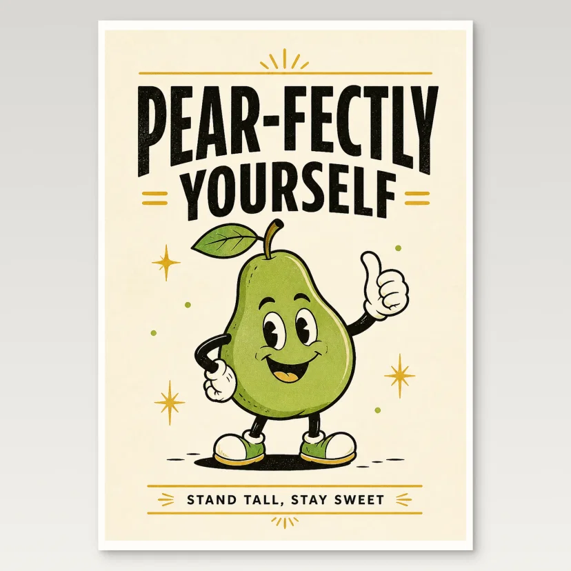 Pear Poster
