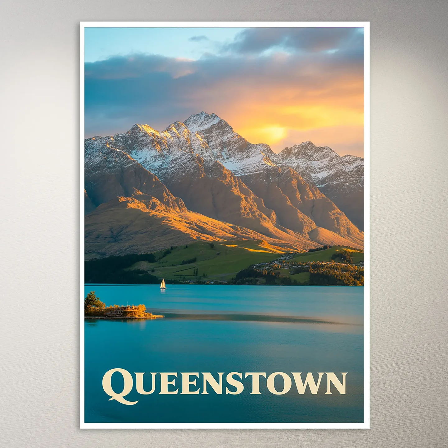Queenstown Travel Poster