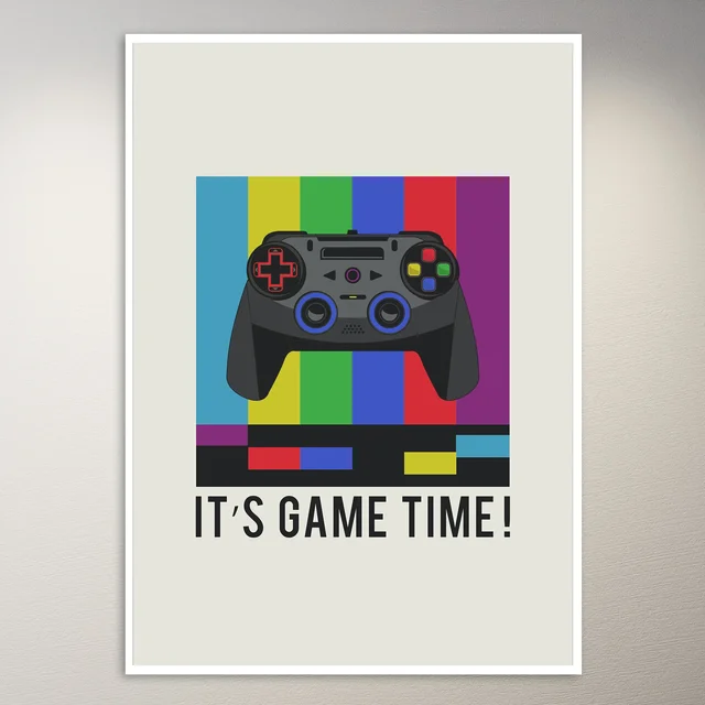 It's Game Time | Gaming Poster