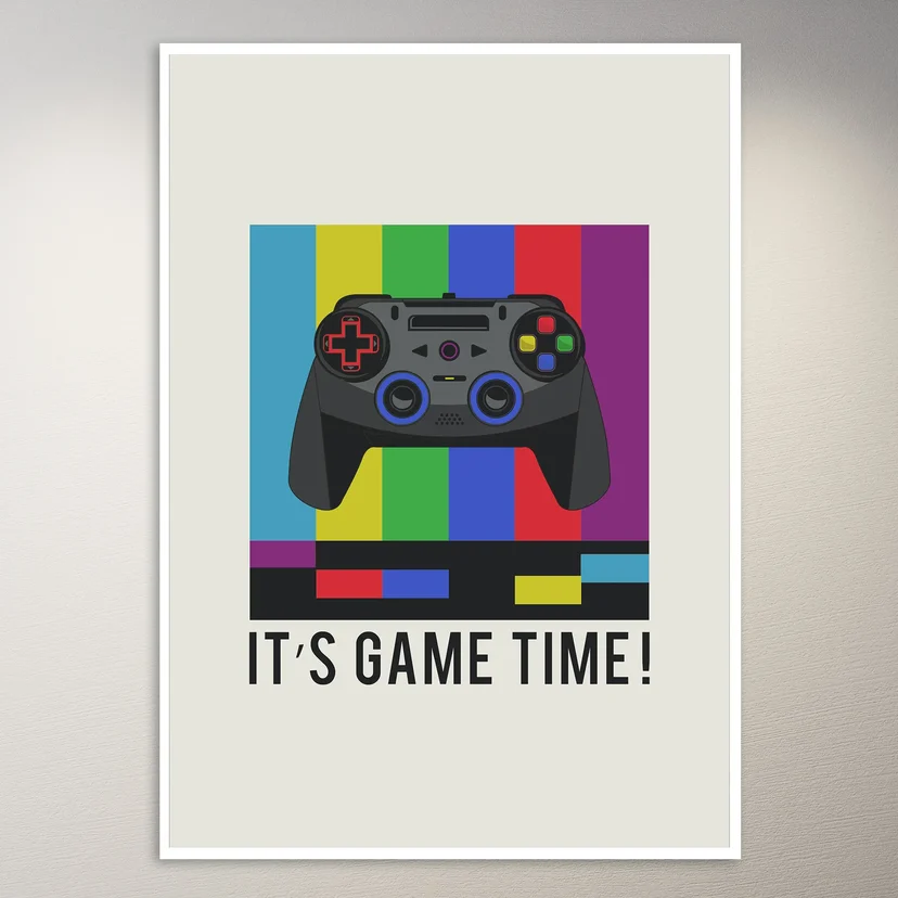 It's Game Time | Gaming Poster