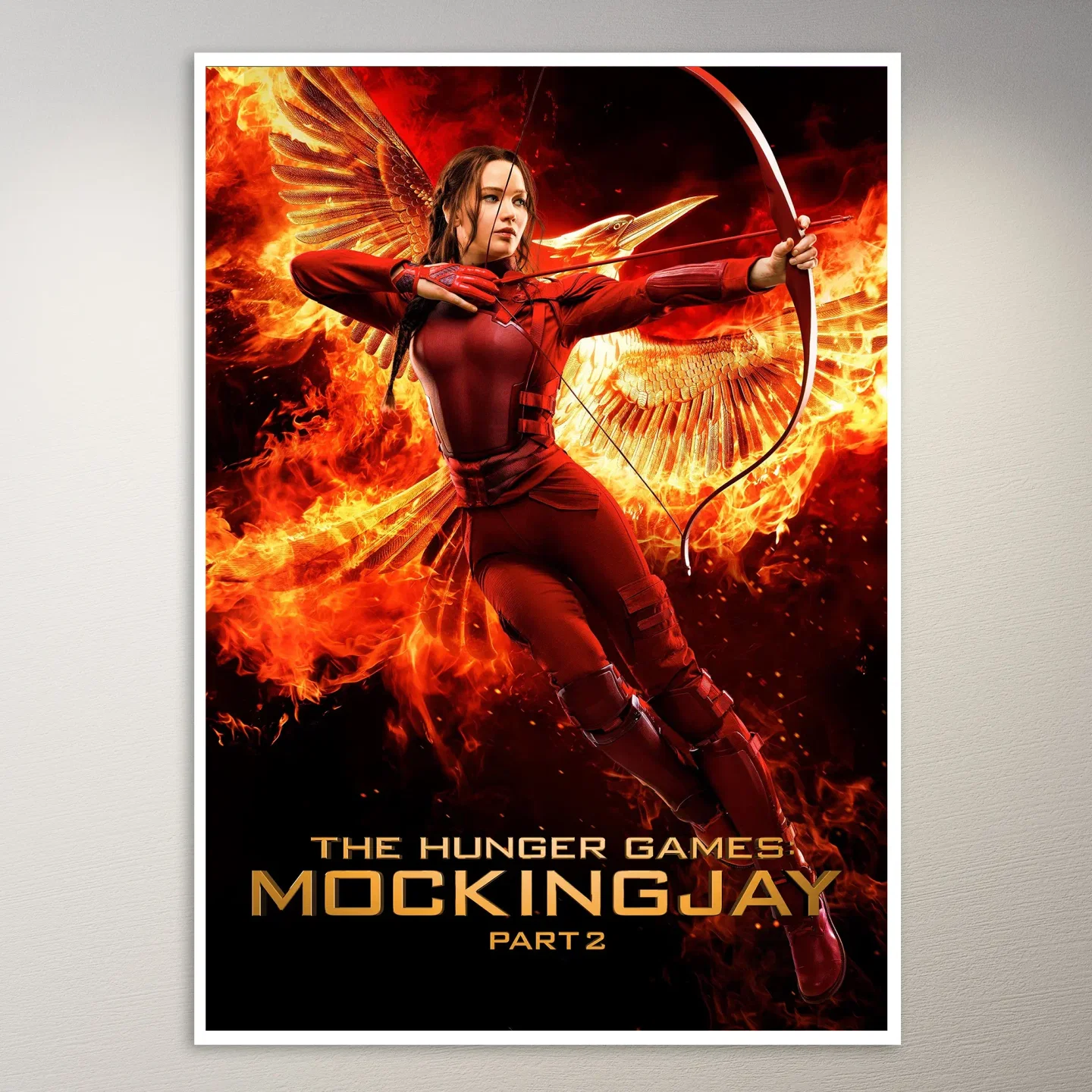 Katniss with Bow and Arrow Poster