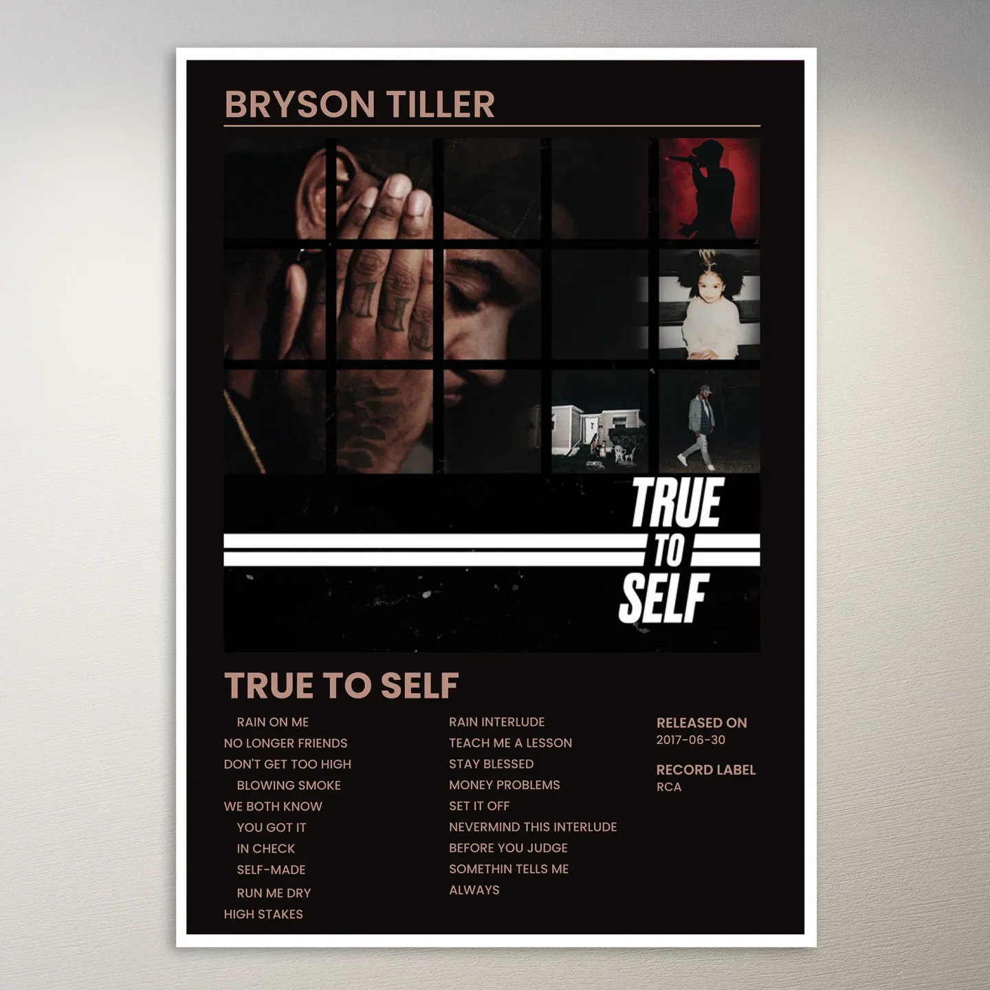 Bryson Tiller Poster