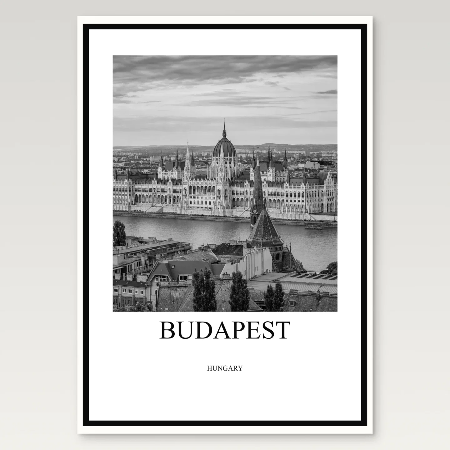 Budapest Poster mockup