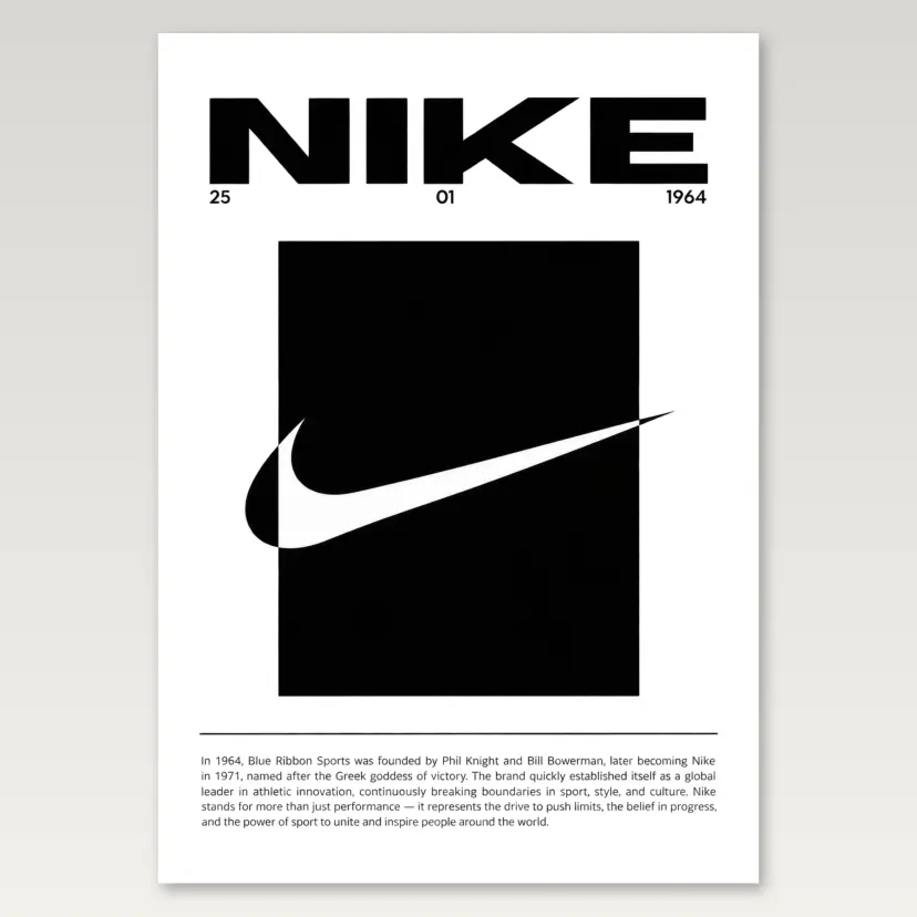 Minimal Sport Mark A4 Poster