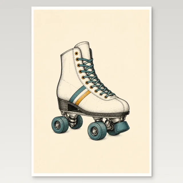 Roller Skate Poster
