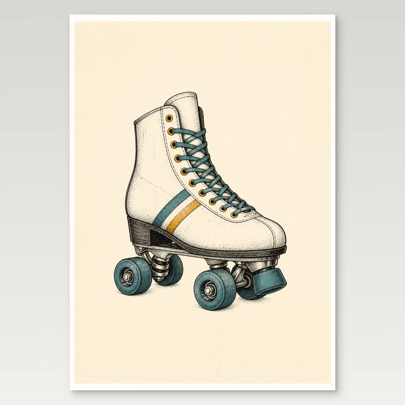 Roller Skate Poster