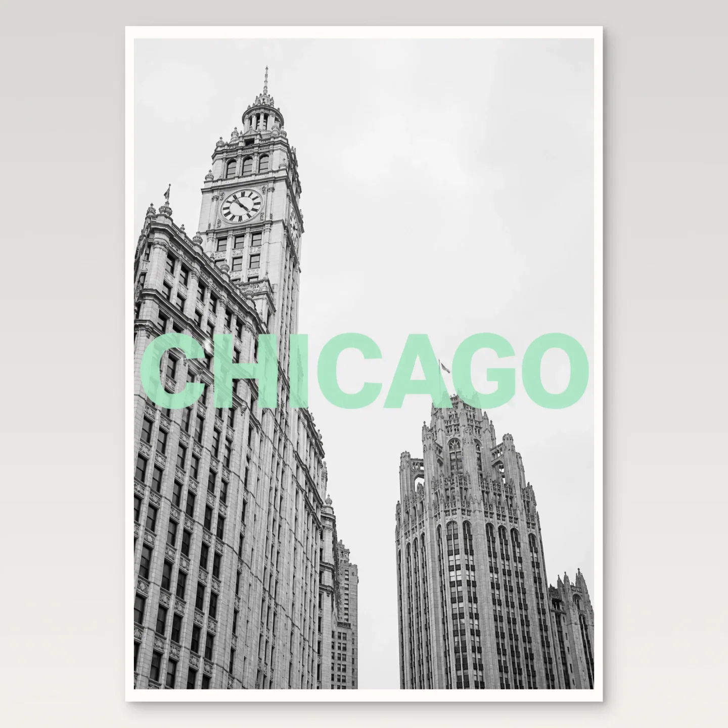 Chicago Poster mockup
