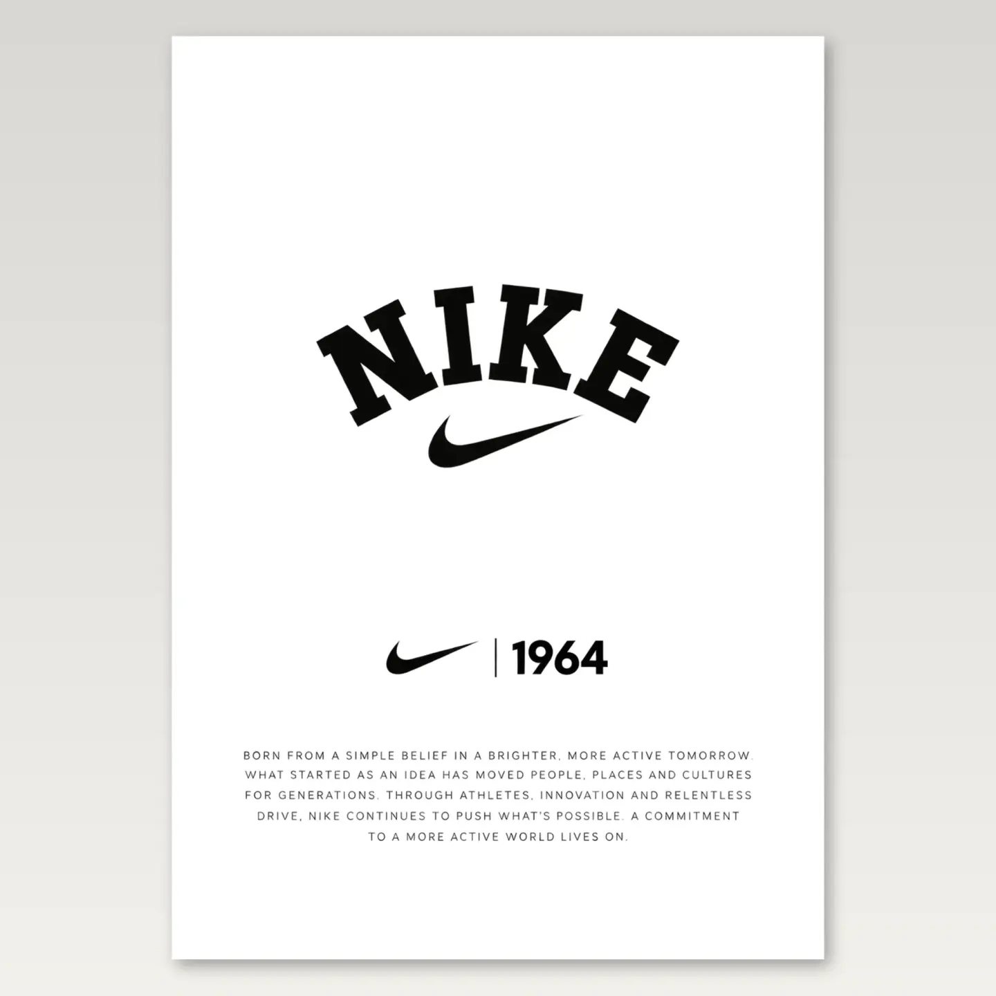 Sport Heritage A4 Poster mockup