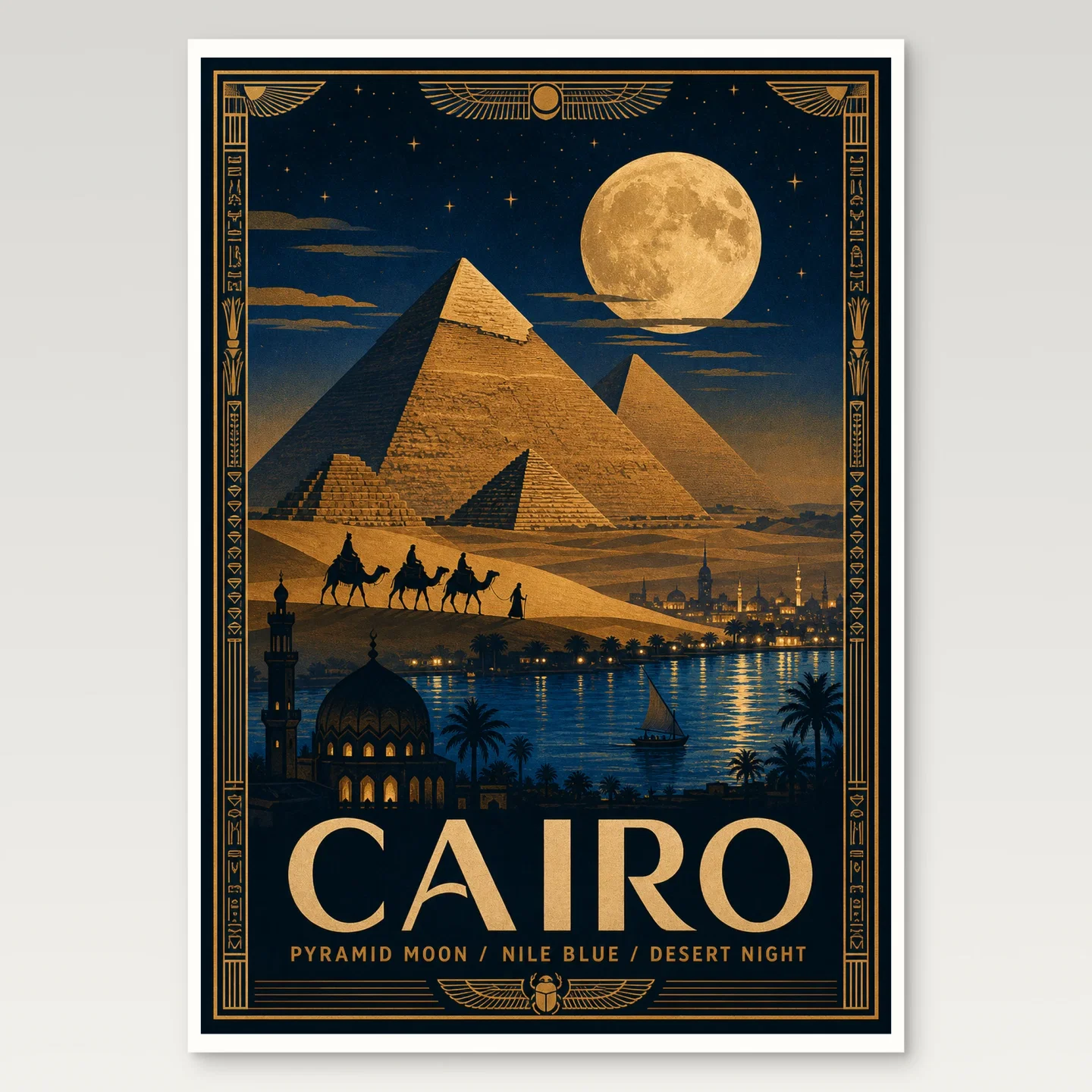 Cairo Poster mockup