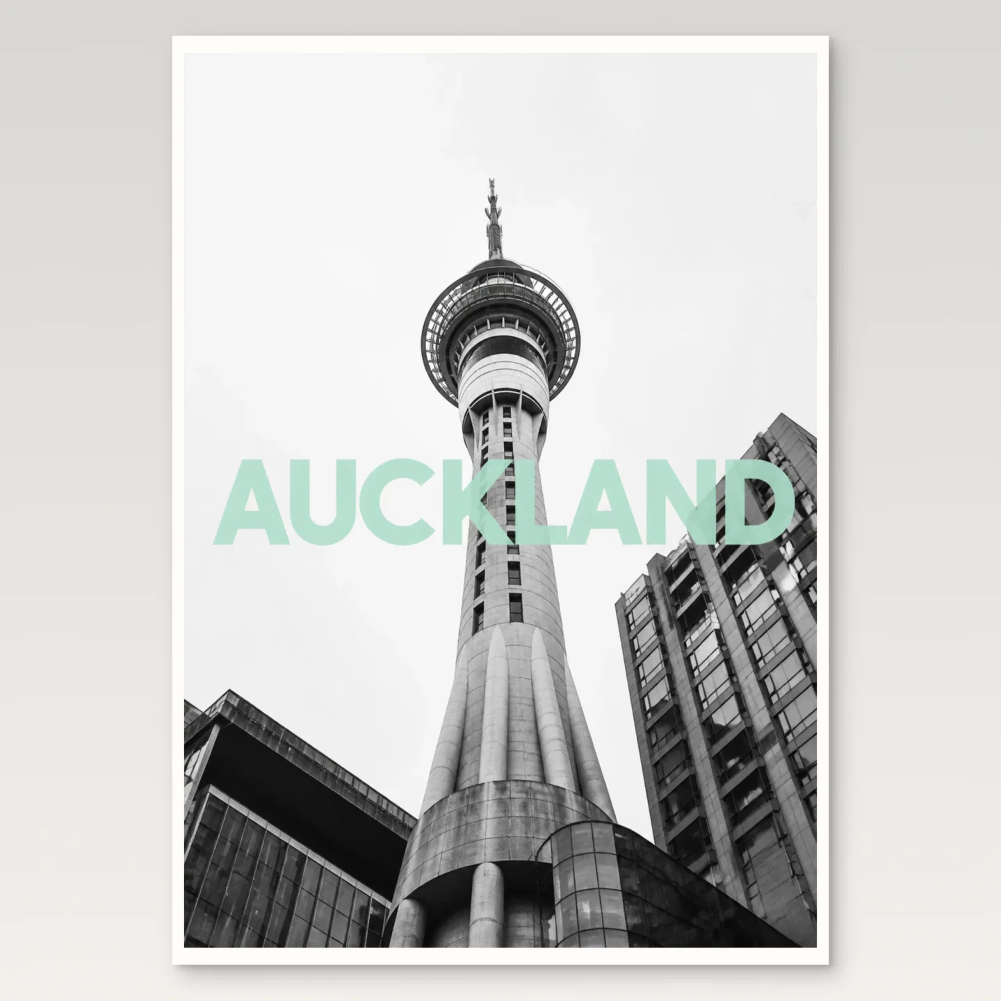 Auckland Poster mockup