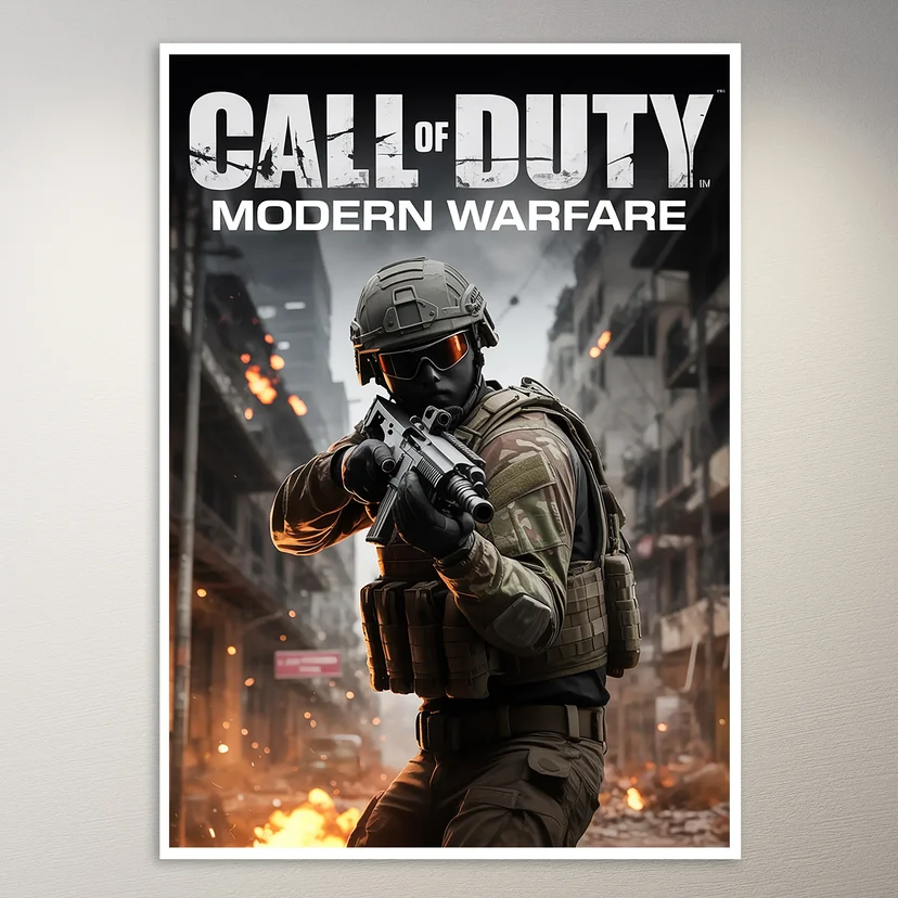 Call of Duty 4 Modern Warfare Poster