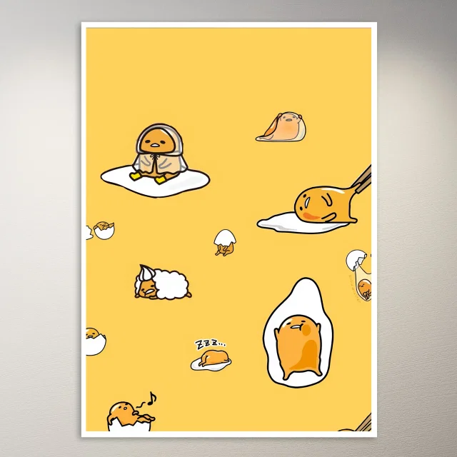 Gudetama Is Sleeping Zzzz... Poster