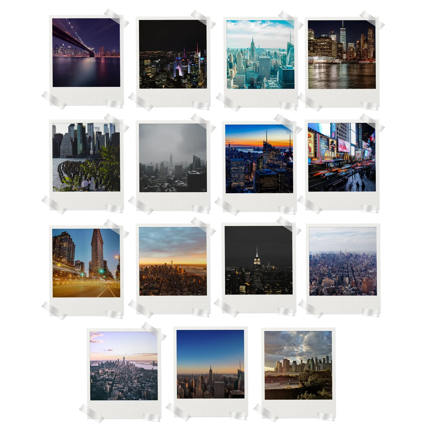 New York Prints Set of 15