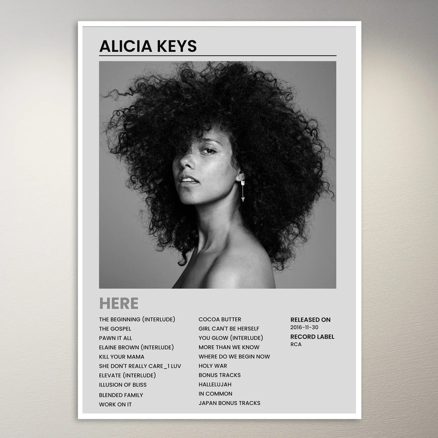 Alicia Keys Poster