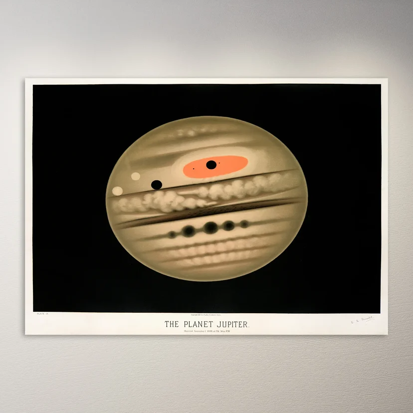 The Planet Jupiter, 1880 Poster