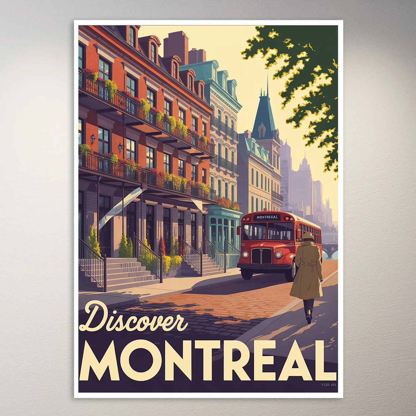 Montreal Travel Poster