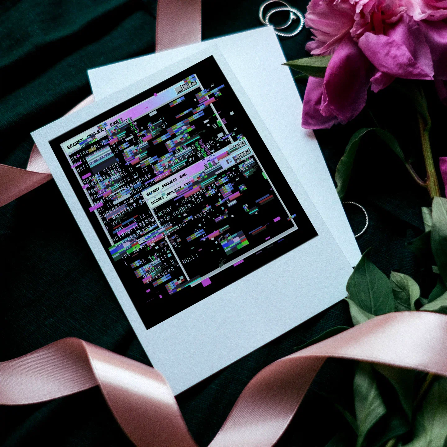 Glitch Aesthetic Prints Set of 12