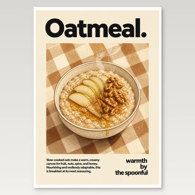 Oatmeal Poster