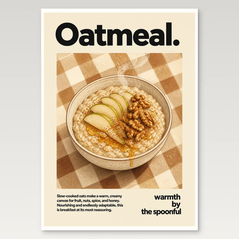 Oatmeal Poster