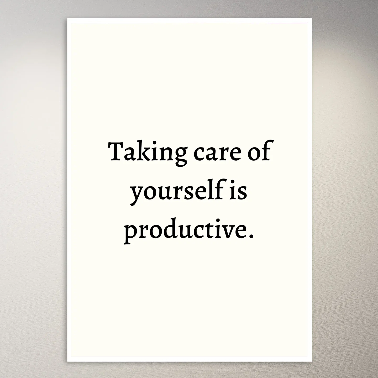 Motivational Quote Wall Poster