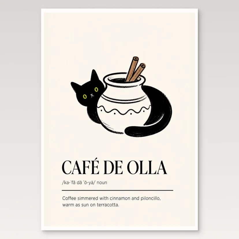 Cafe de Olla Poster
