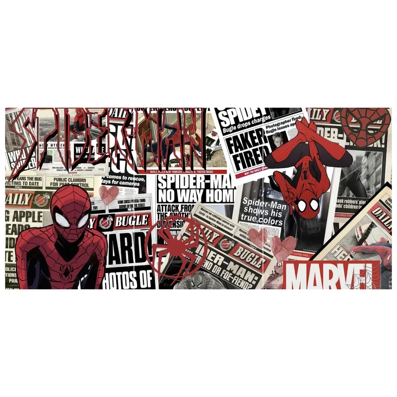 Spider-Man Newspaper Collage Split Poster (Set of 3)
