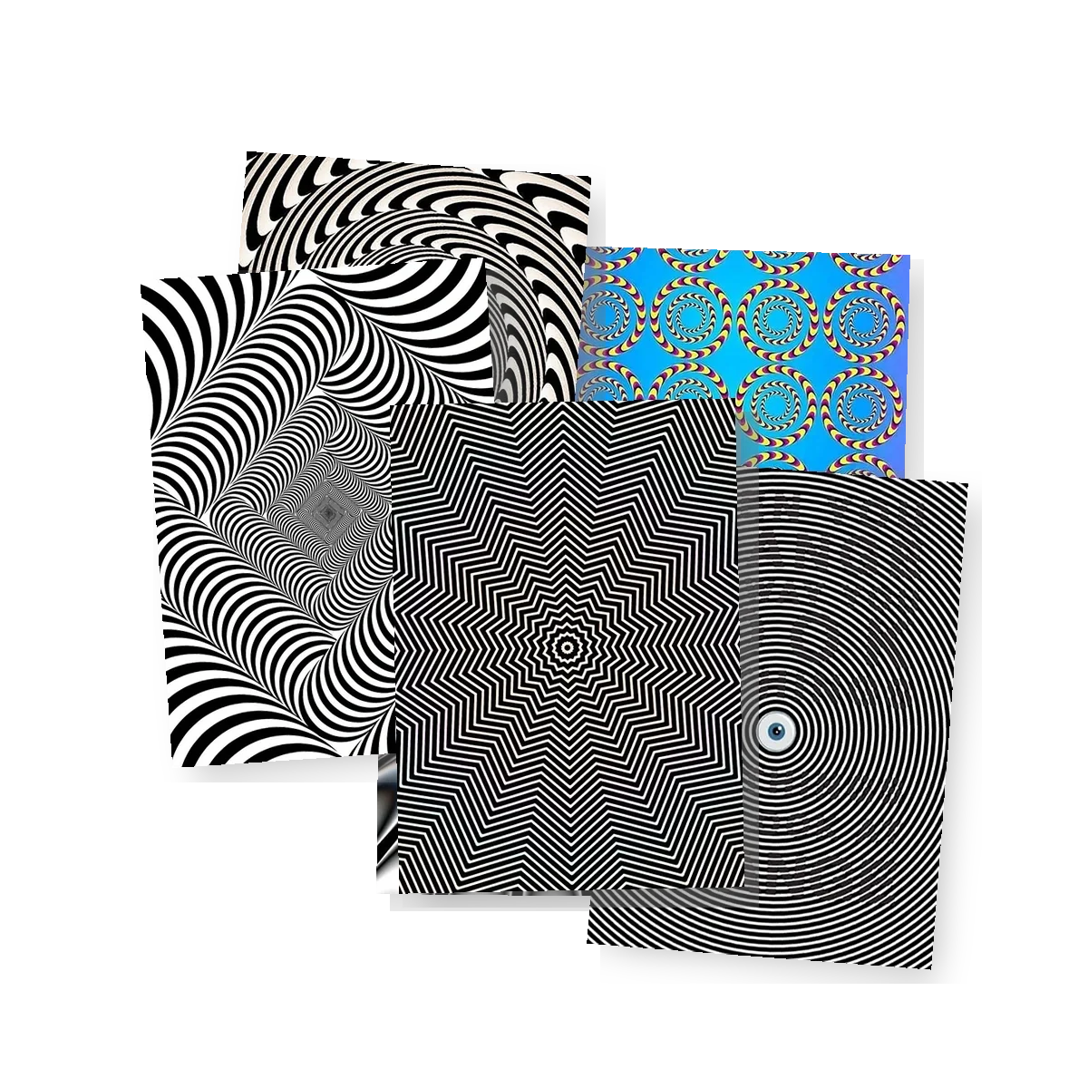 Really Trippy Posters Set of 6