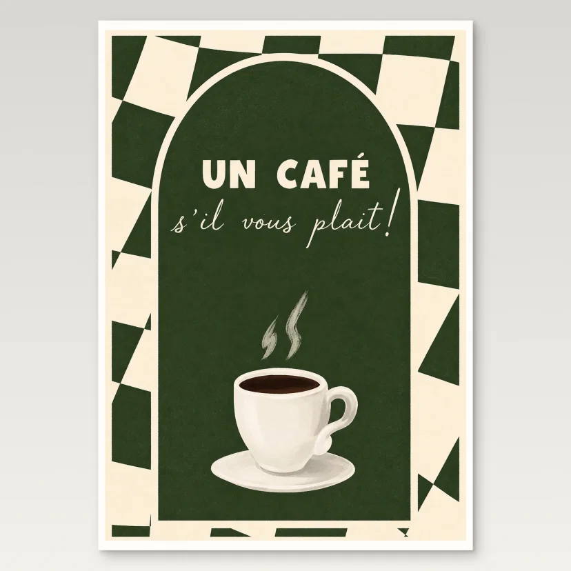 Un Cafe Poster