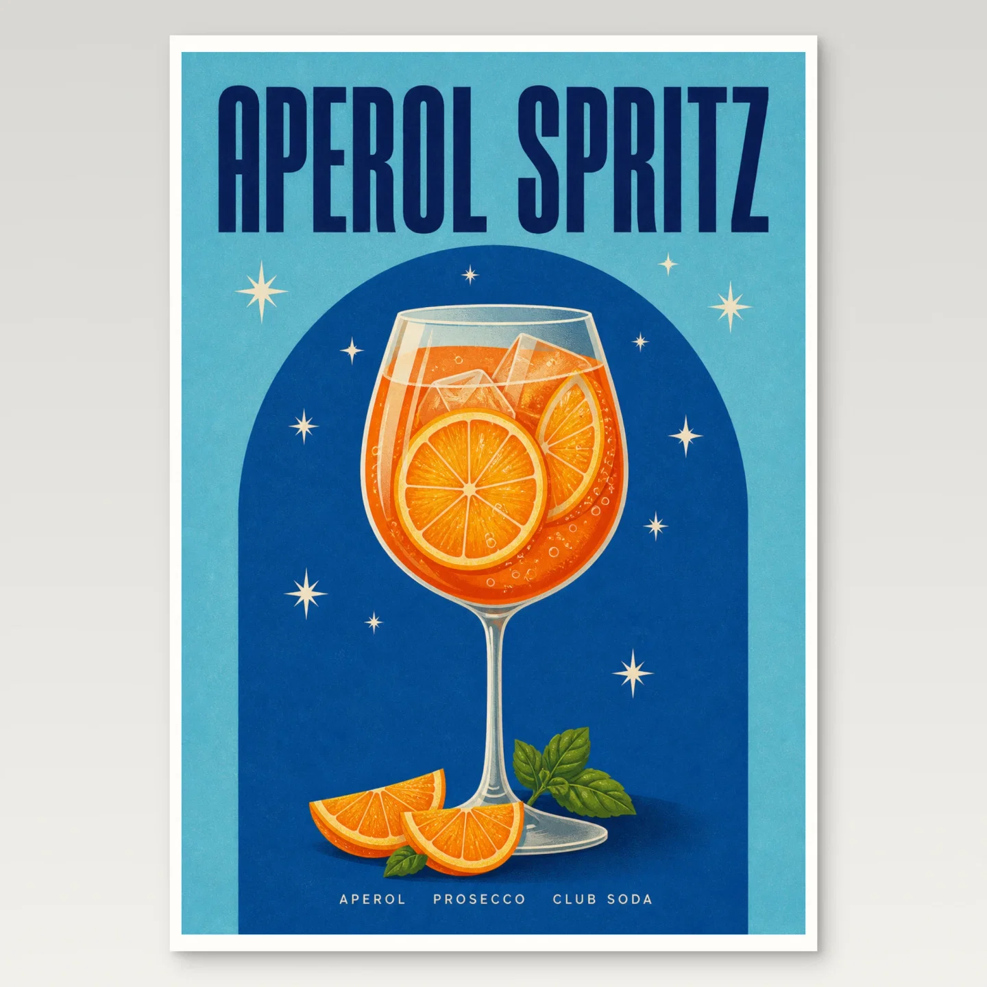 Aperol Spritz Poster mockup