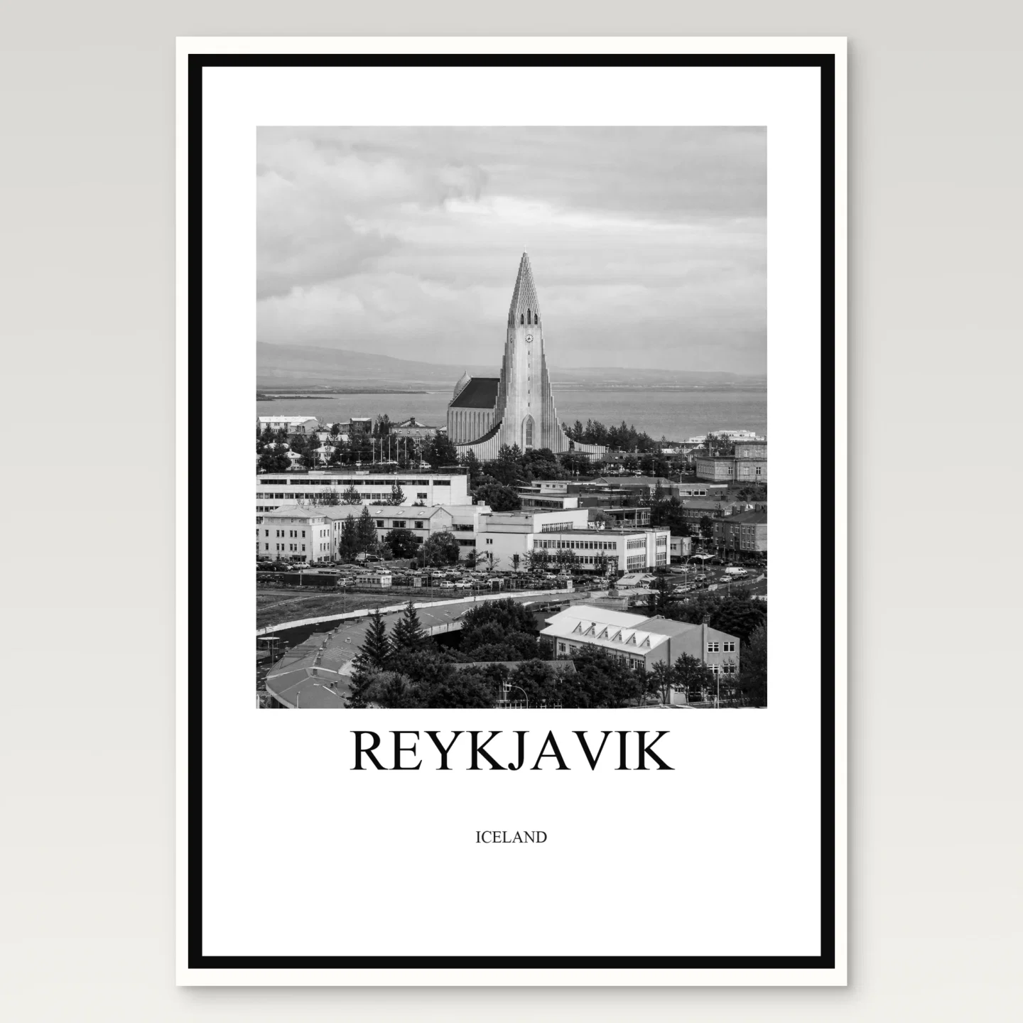 Reykjavik Poster mockup