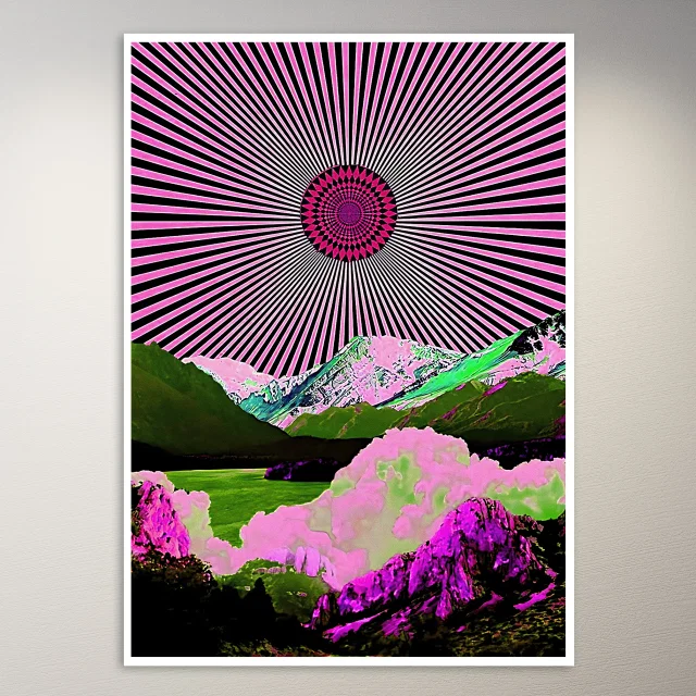 Trippy Art Poster