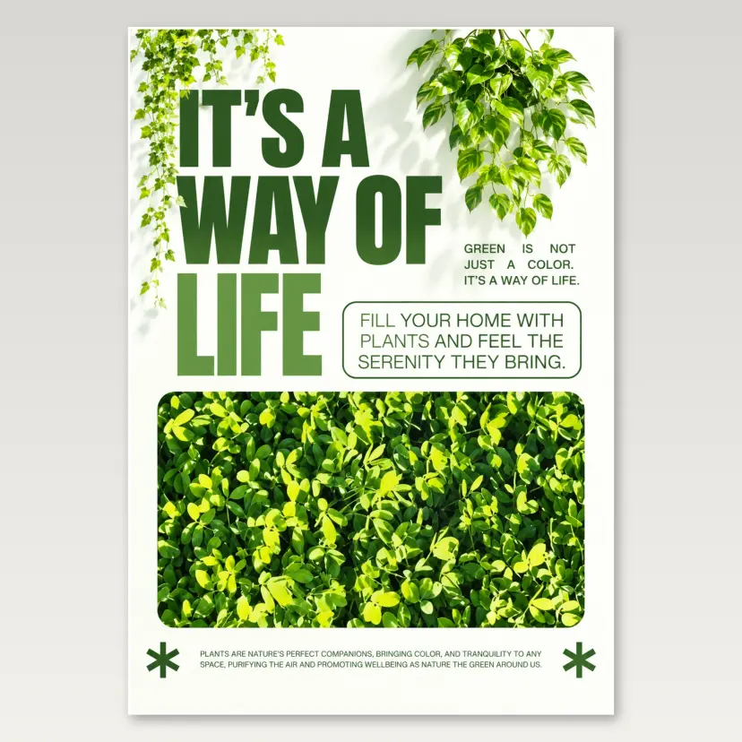 Way Of Life A4 Poster