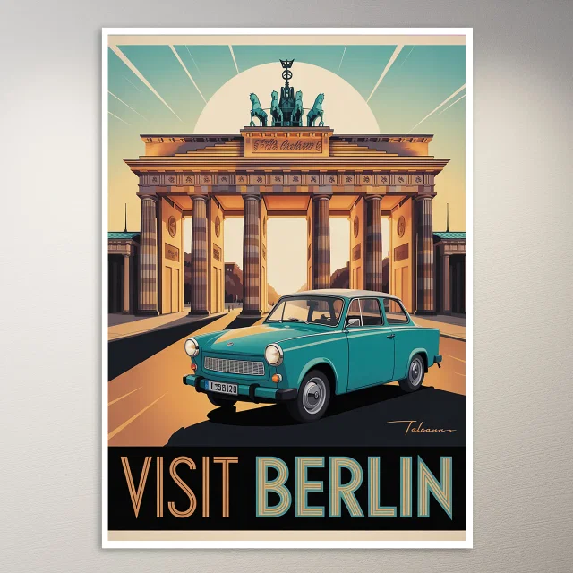 Berlin Travel Poster
