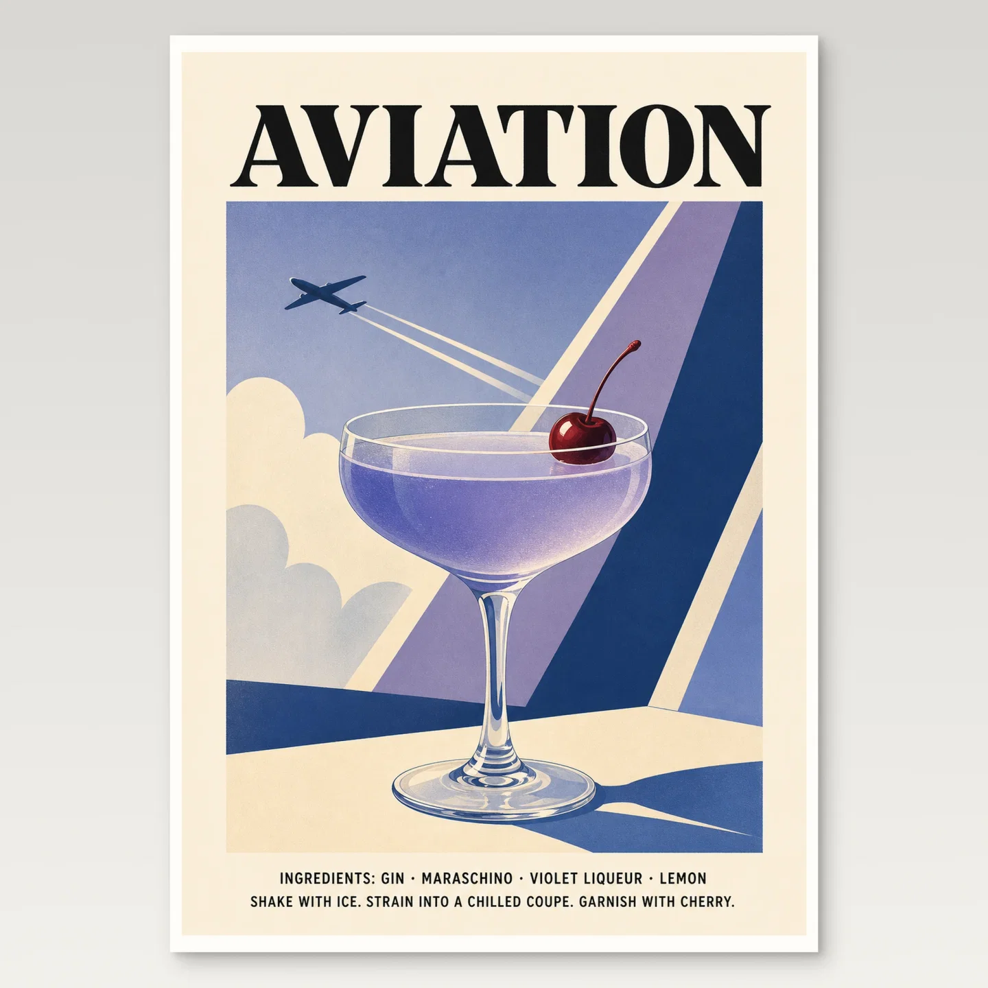 Aviation Poster mockup