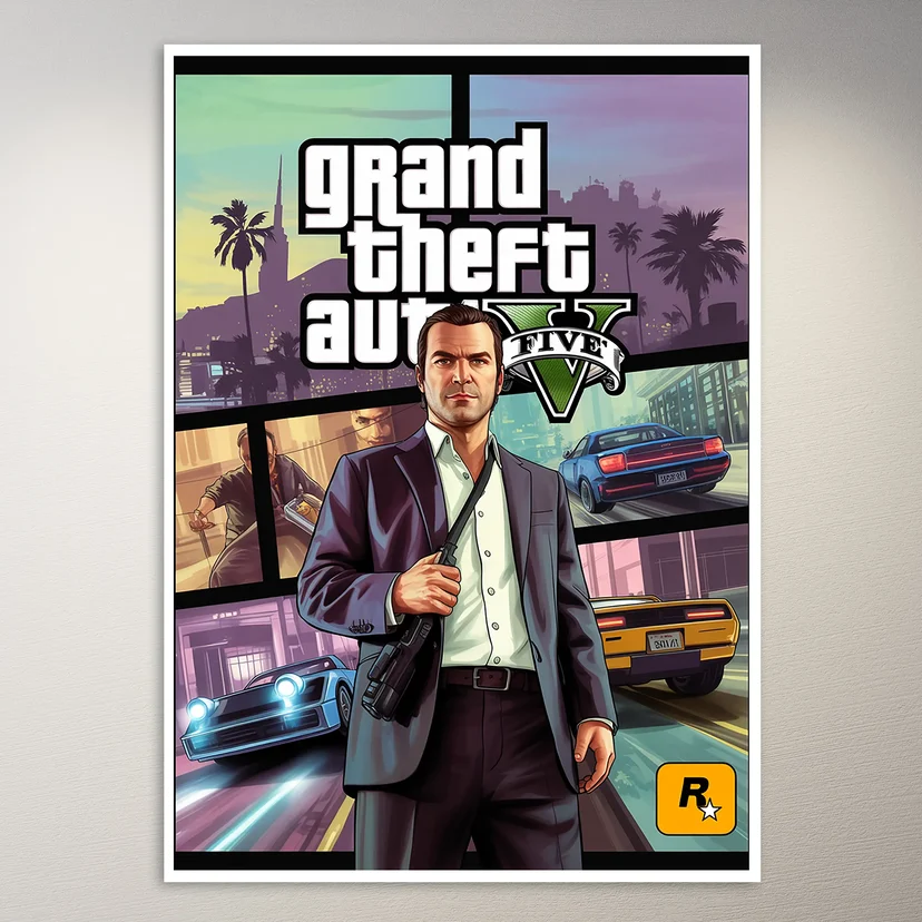 Grand Theft Auto V Poster