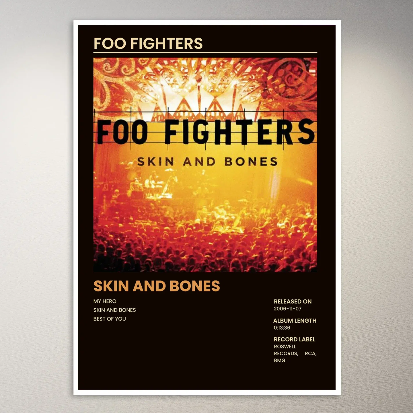 Foo Fighters Poster