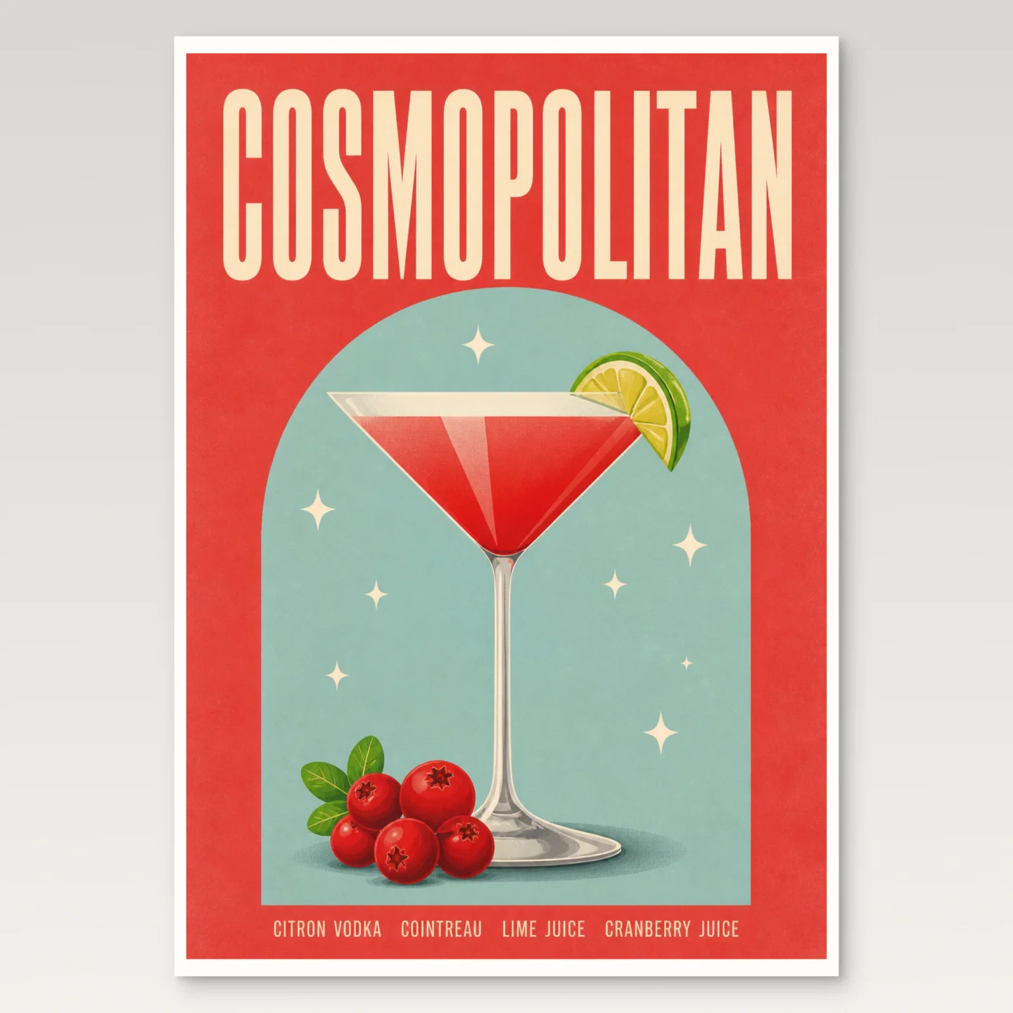 Cosmopolitan Poster mockup
