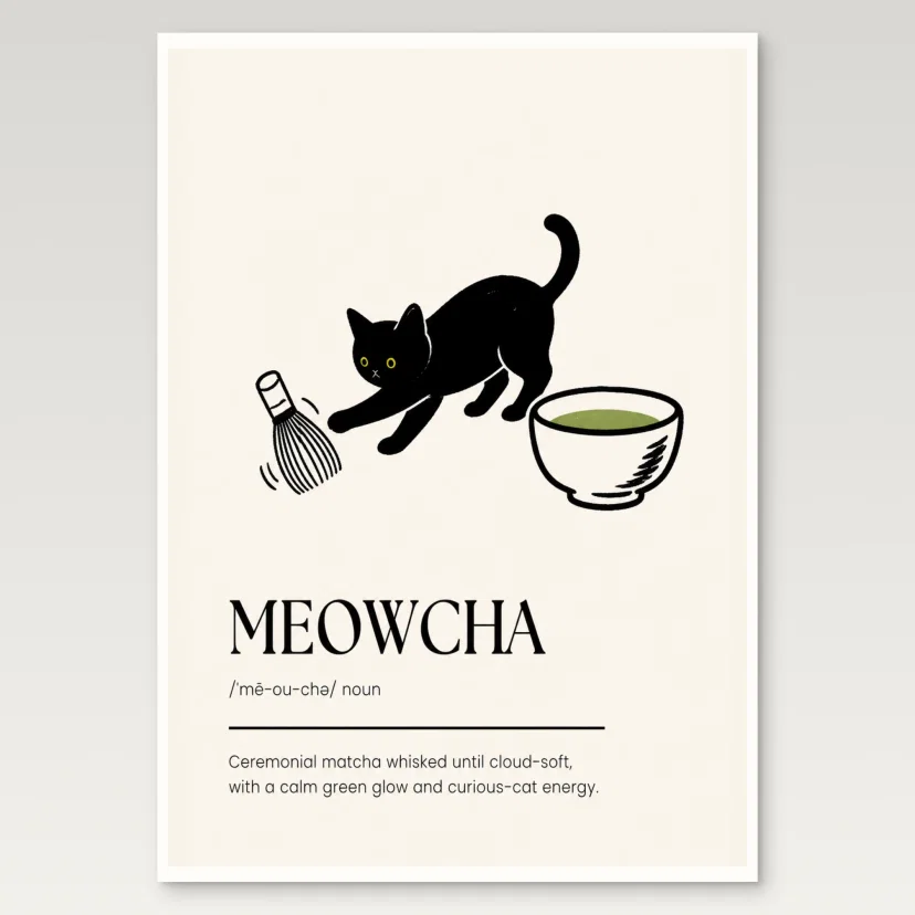 Meowcha Poster