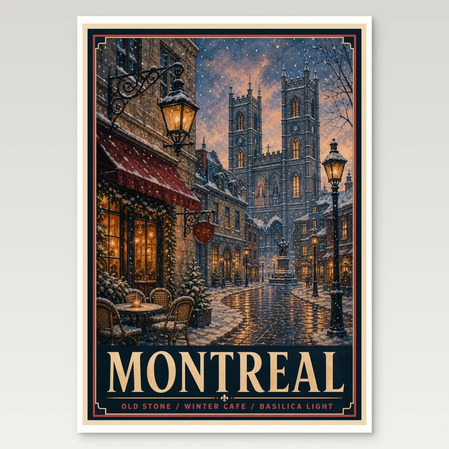 Montreal Poster mockup