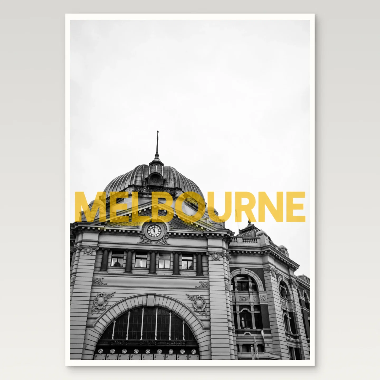 Melbourne Poster mockup