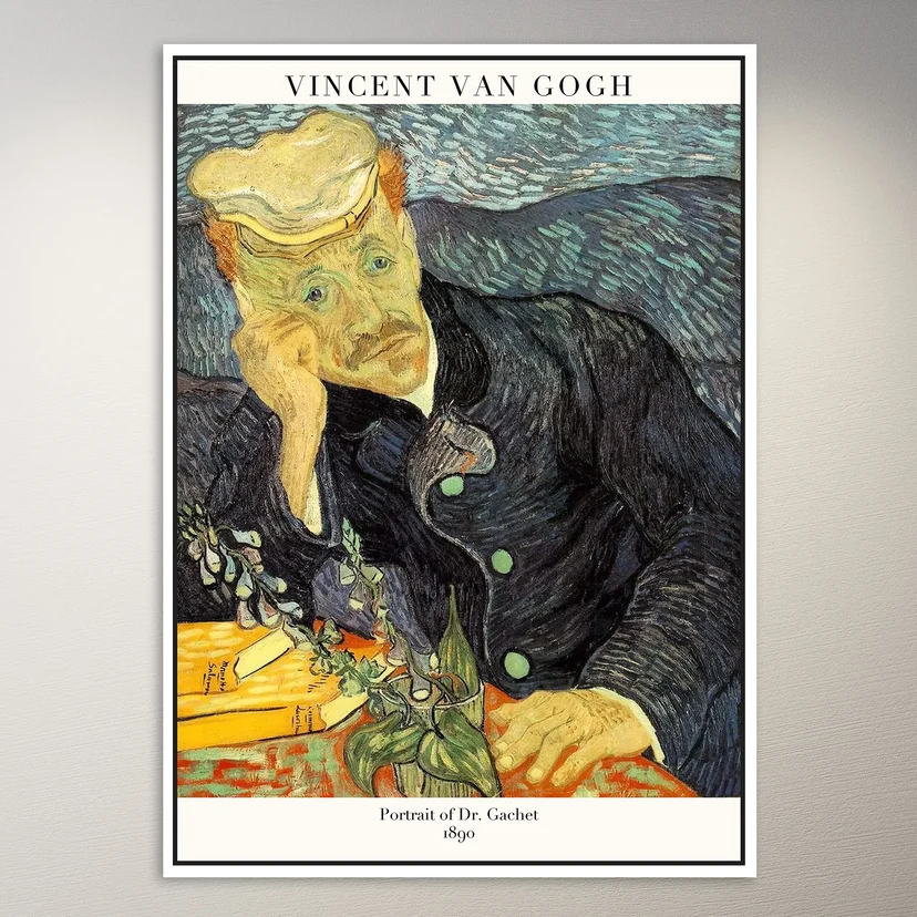 Vincent van Gogh Portrait of Dr. Gachet Poster