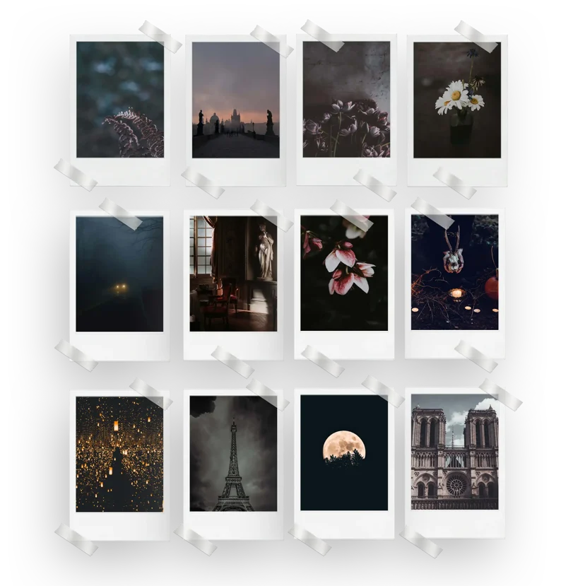 Dark Academia Prints Set of 12