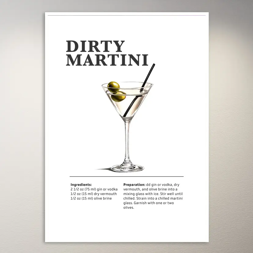 Dirty Martini Poster