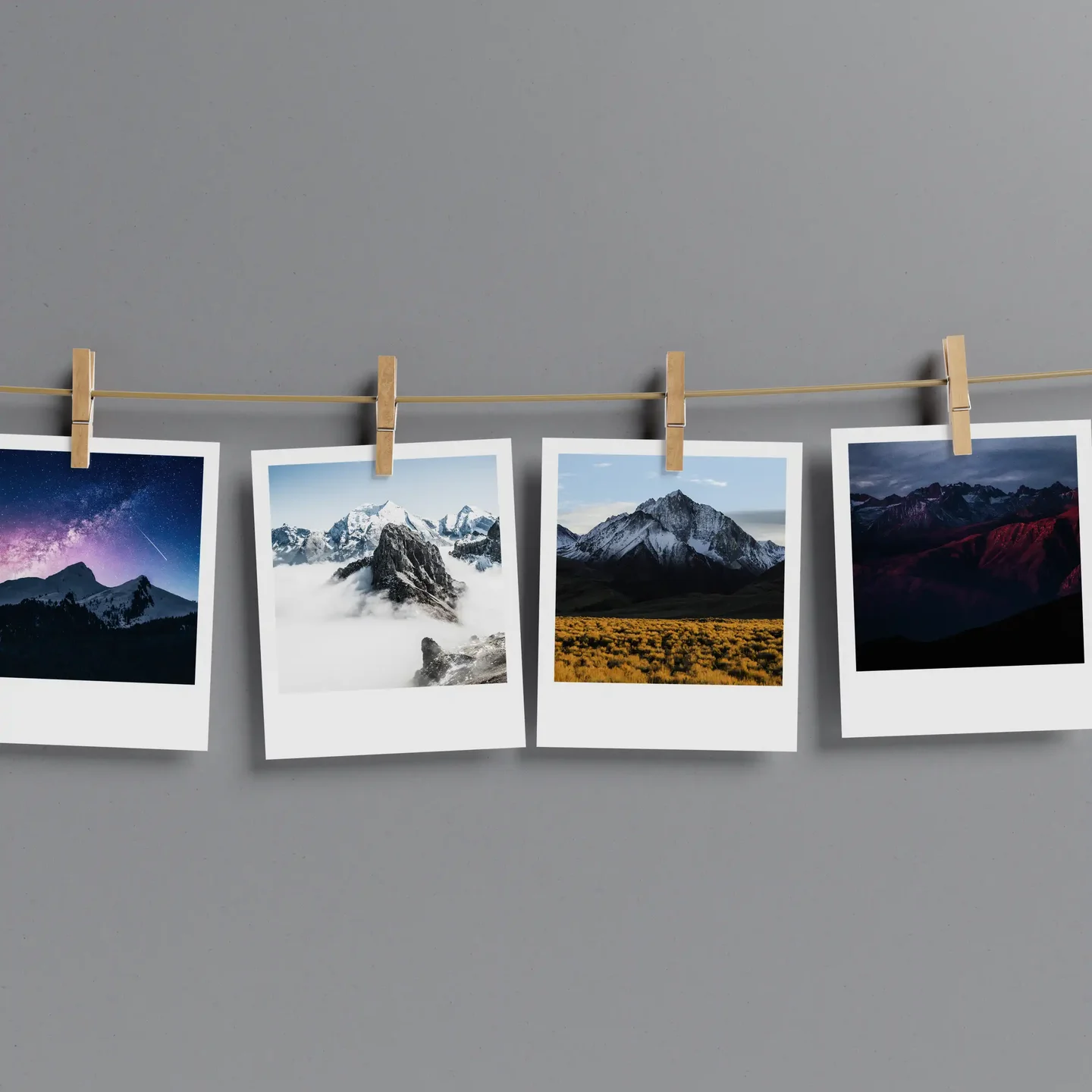 Mountains Prints Set of 12