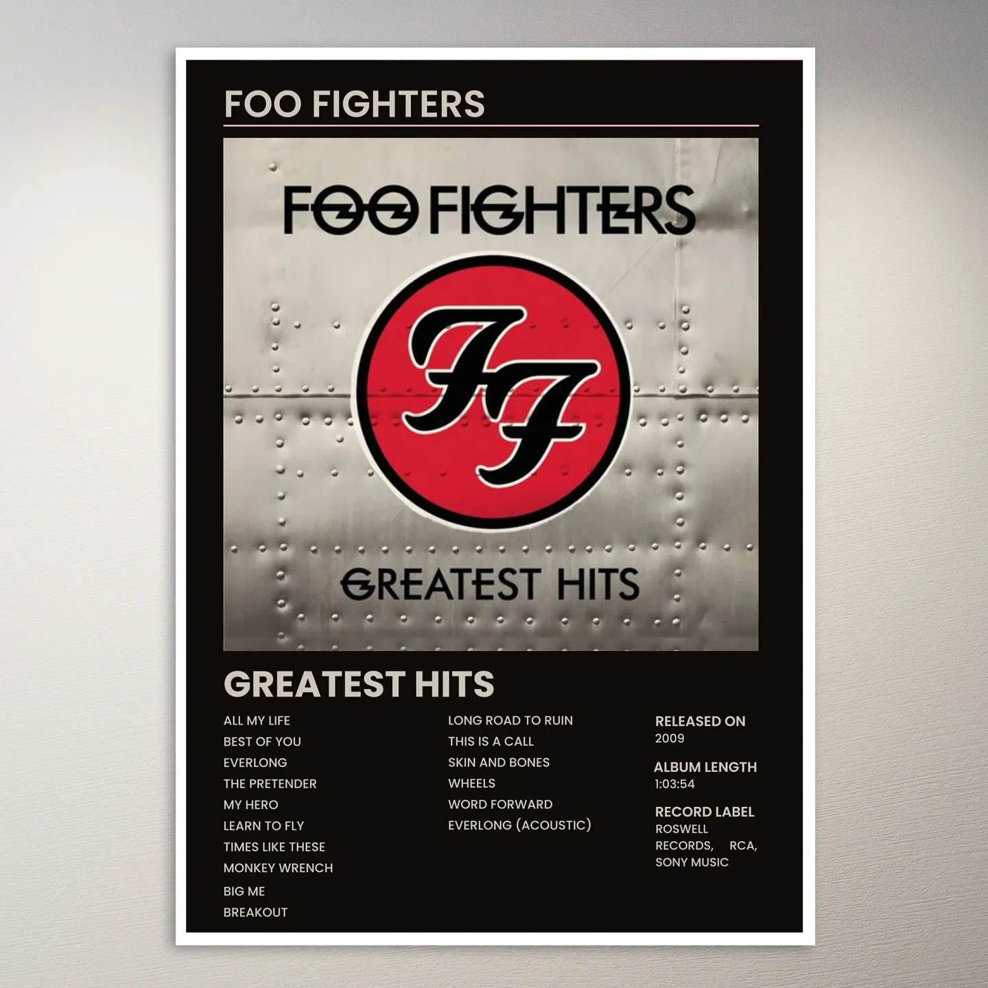 Foo Fighters Poster