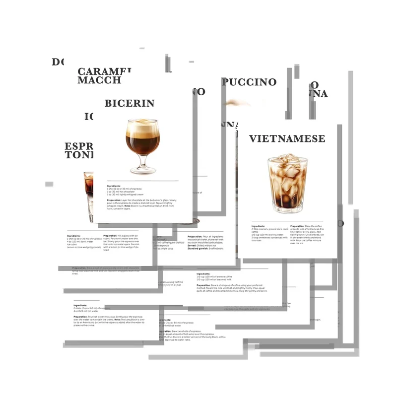 Cafe Posters Set of 100 Collage Kit